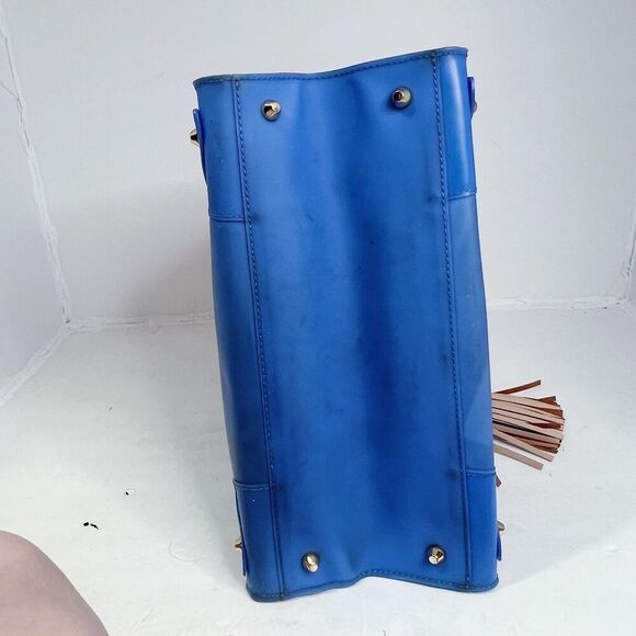 Juicy Couture RARE y2k Vintage Blue Jelly Plastic Tote Bag Shoulder Bag - Picture 7 of 12